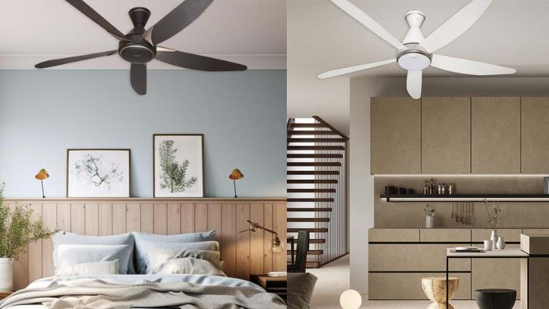 Chọn quạt trần Panasonic theo không gian giúp làm mát hiệu quả hơn