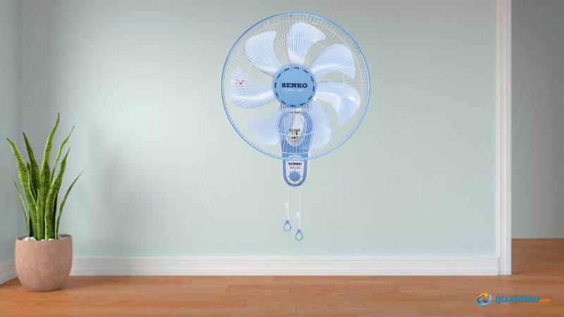 Quạt treo tường Senko 2 dây giật TC1620 thiết kế 7 cánh