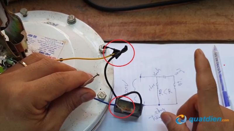 Hướng dẫn đấu dây quạt trần ở tại nhà 