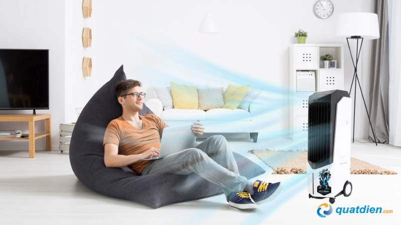 Lưu lượng gió 1500 m³/h của quạt hơi nước Boss S102