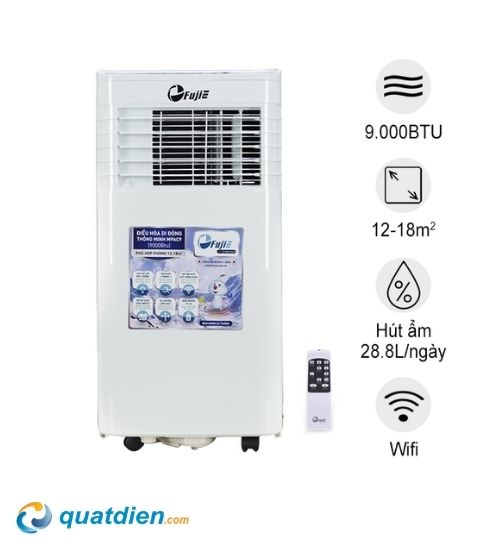 quat-dieu-hoa-di-dong-fujie-mpac9-3 Máy điều hòa FujiE MPAC9 chính hãng dễ di chuyển