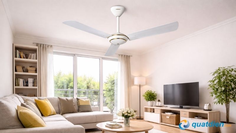 Quạt trần Panasonic F-60MZ2-S cân bằng giữa giá và hiệu suất