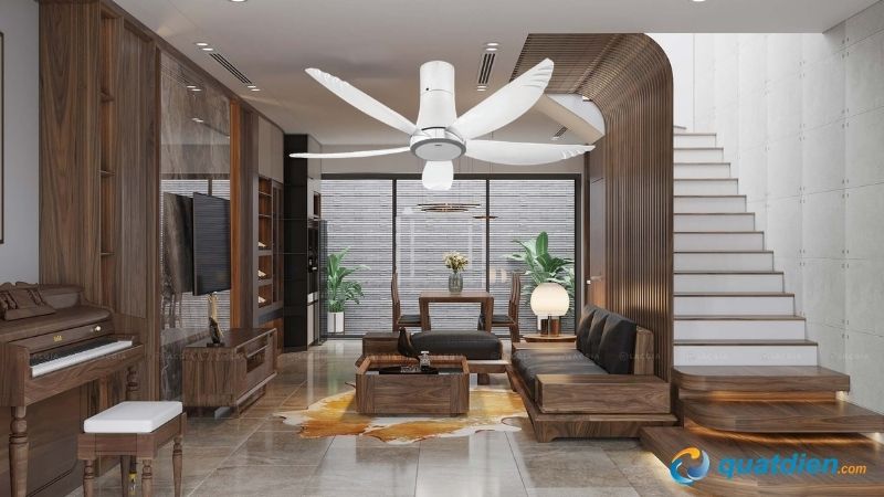 Quạt trần 5 cánh Nanoco NCF5653-WL tiết kiệm điện