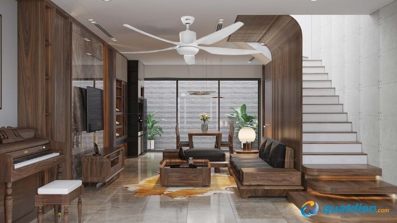 Quạt trần ACF03D665-W sải cánh lớn làm mát nhanh