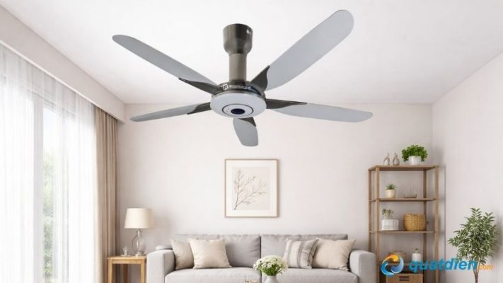 quạt trần Vinawind QT-1500X cánh hợp kim nhôm bền nhẹ