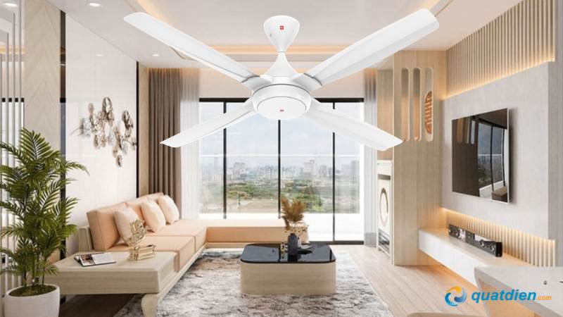 Quạt trần KDK 4 cánh thiết kế hiện đại cho không gian sống