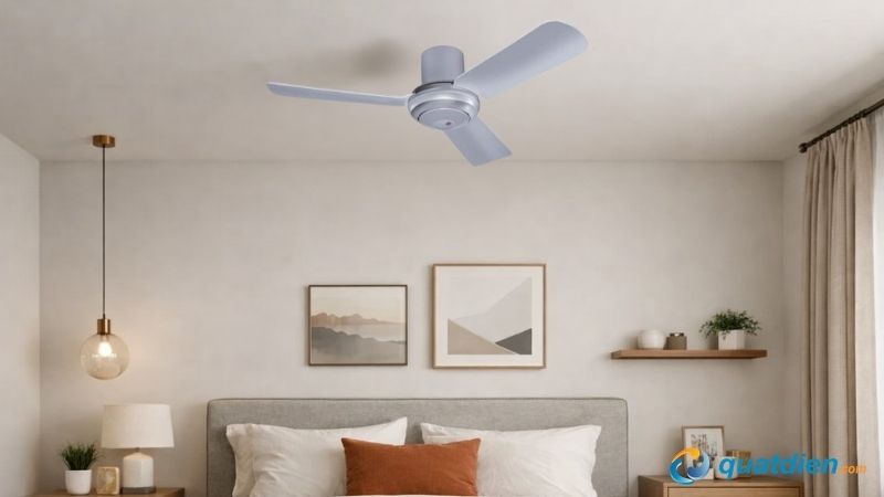 Quạt trần KDK M11SU đơn giản ít hỏng vặt