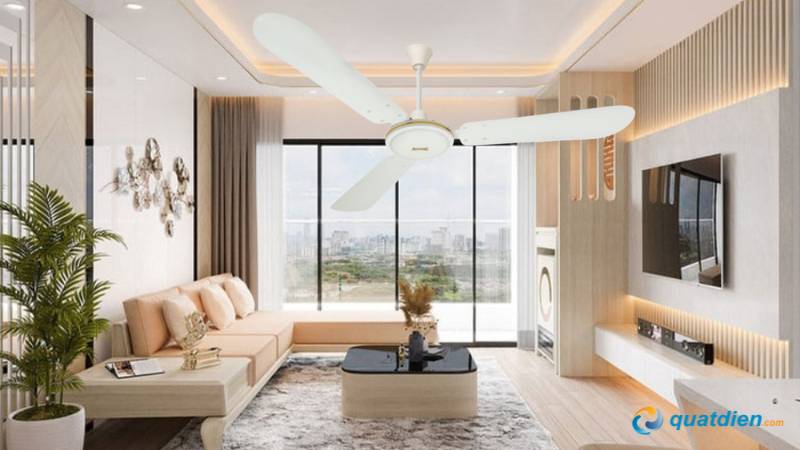 Mẫu quạt trần MP 1400 dimmer vận hành êm