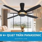 Review 4+ quạt trần Panasonic 4 cánh bền, gió êm, đáng mua