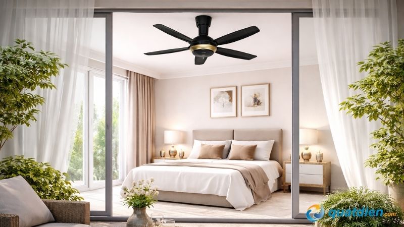 Quạt trần Panasonic F-56XPG-W cực kì hiệu năng