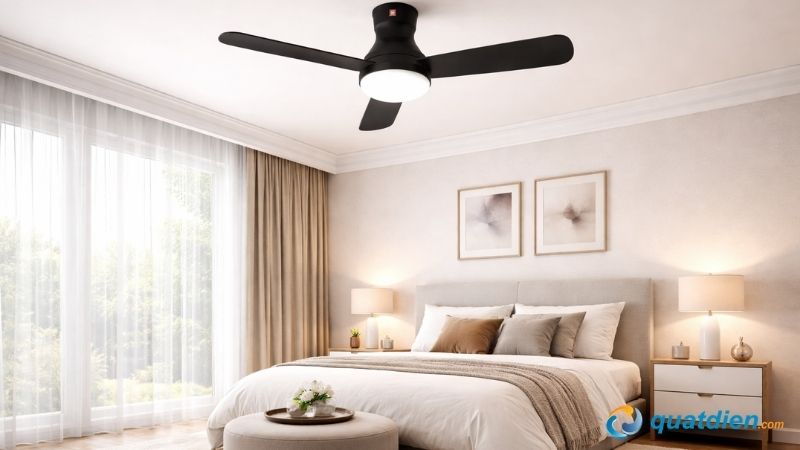 Quạt trần KDK U48FP gió êm trải nghiệm thư giãn