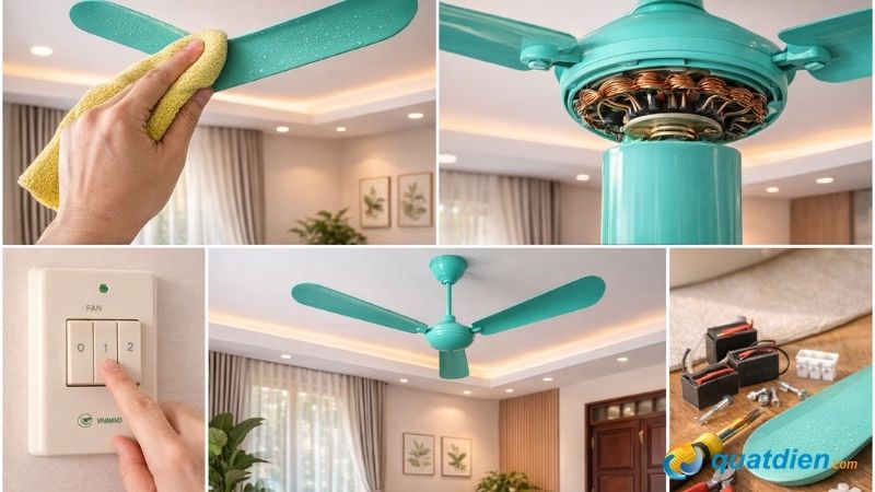 Những điểm nổi bật của quạt trần vinawind 3 cánh 