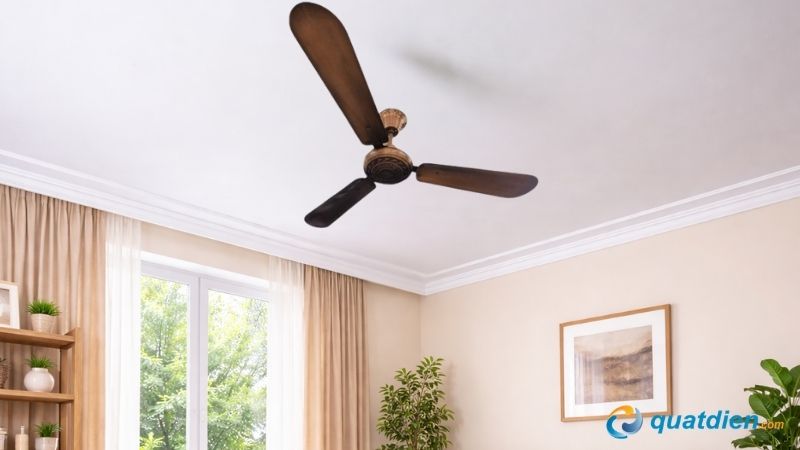 Quạt trần Vinawind QT-1400KMN theo phong cách hiện đại 