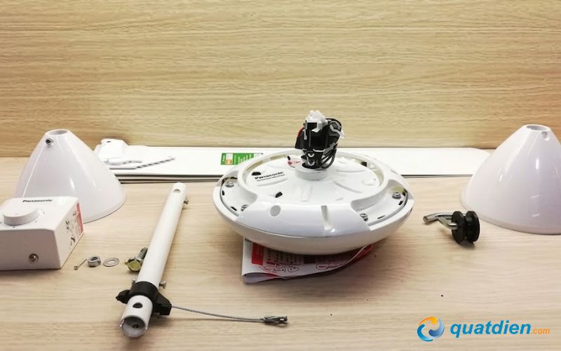 Các thành phần chính cấu tạo lên quạt trần