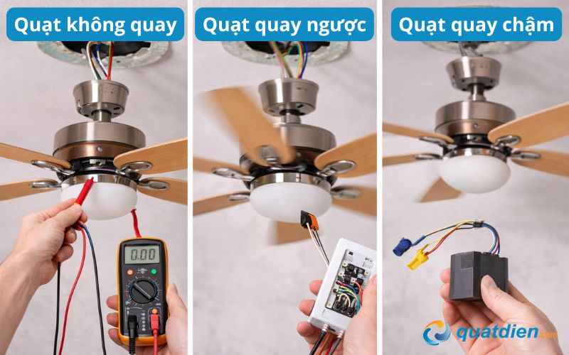 Dấu hiệu nhận biết đấu sai sơ đồ quạt