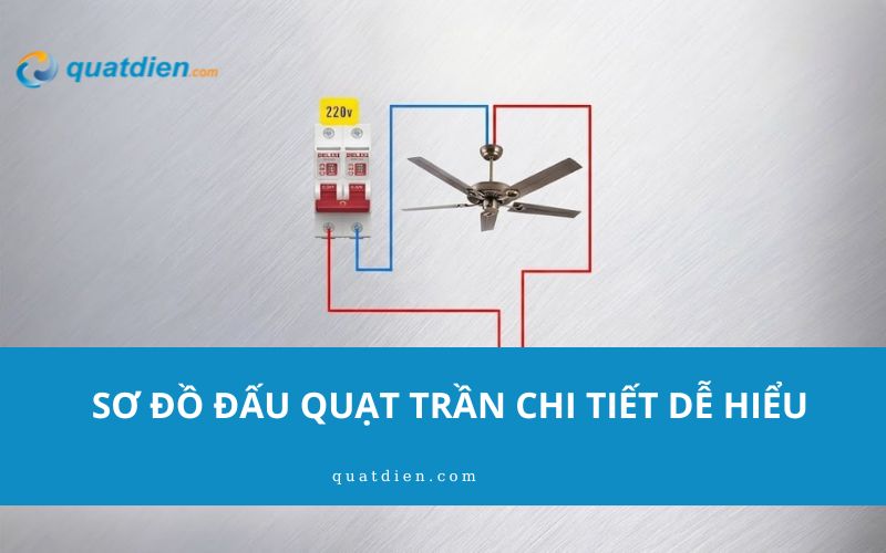 sơ đồ đấu quạt trần