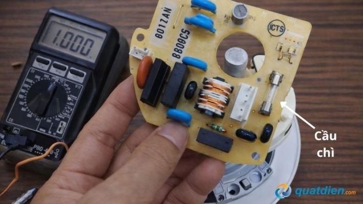 Kiểm tra các linh kiện khác của quạt trần Panasonic