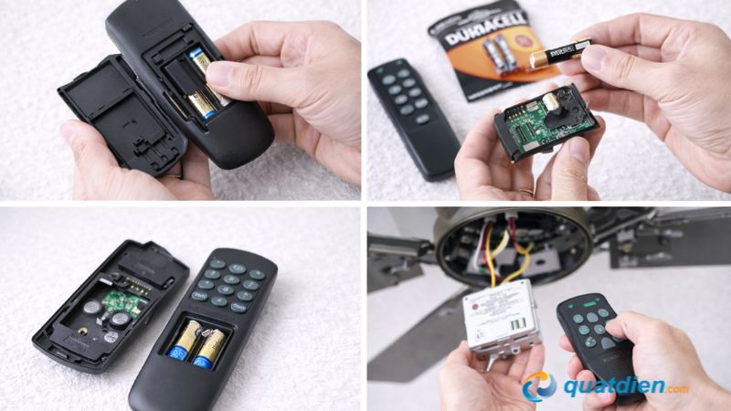 Các bước khắc phục khi quạt không nhận remote