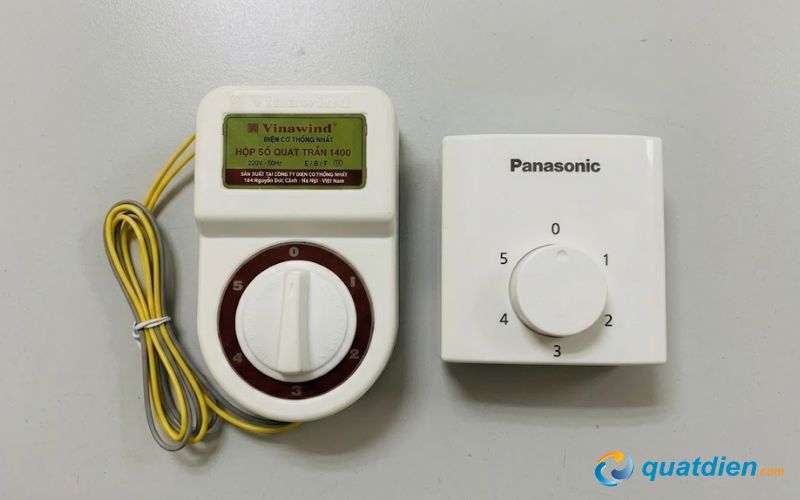 Hình dạng hộp số cơ bản của quạt trần