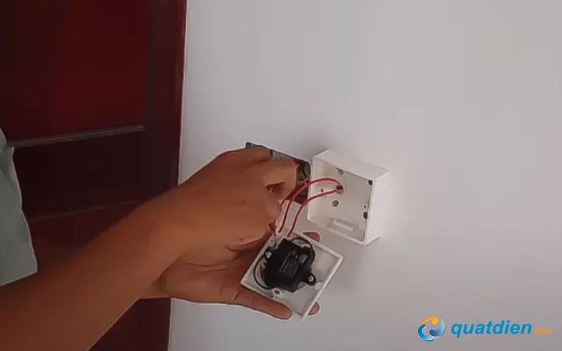 Đấu dây công tắc quạt trần vào nguồn điện