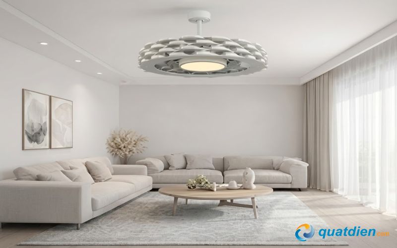 Mẫu quạt không cánh Benny Firenze BF - C73BLS-W hiện đại