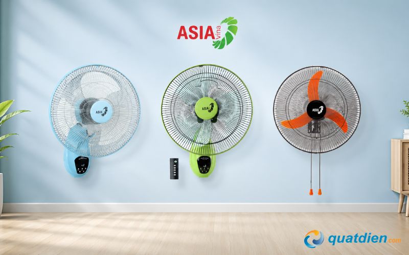 Một số model quạt treo tường phổ biến của thương hiệu Asia