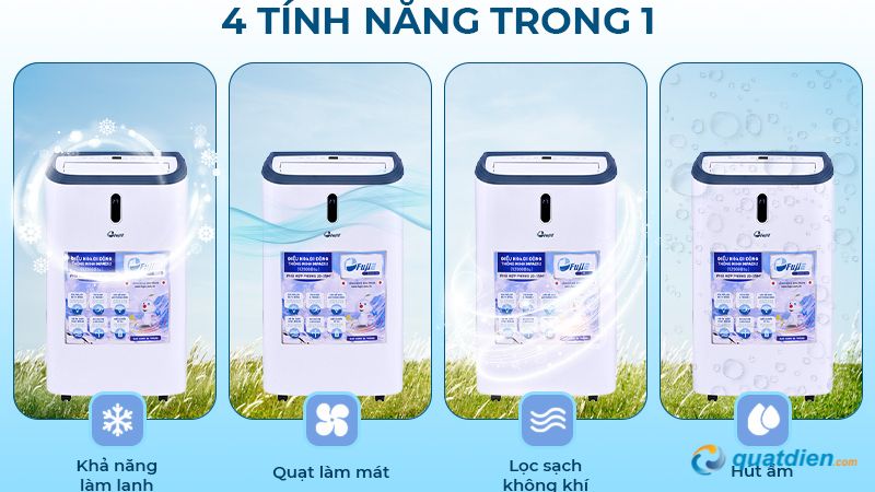Máy FujiE MPAC12 tích hợp làm lạnh và hút ẩm