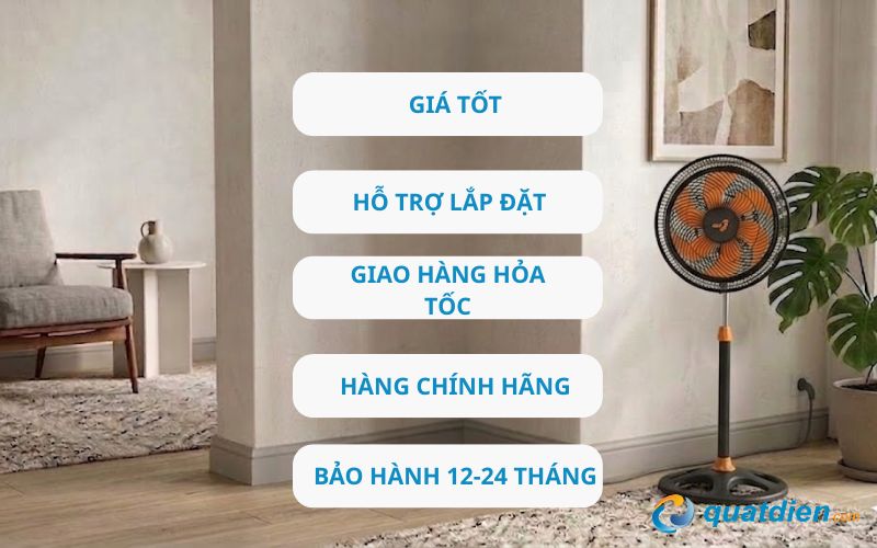 Cách chọn quạt đứng Asia phù hợp nhu cầu