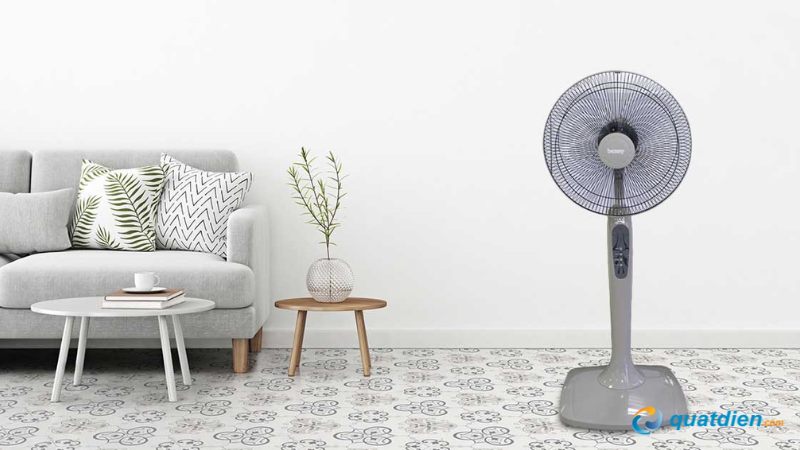 Quạt đứng Benny FM16GX thiết kế cao, giúp gió lan tỏa rộng hơn