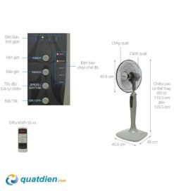 Thông số quạt đứng Benny FM16GX chính hãng
