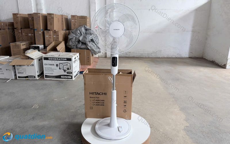 Thiết kế 5 cánh 40cm giúp luồng gió rộng hơn