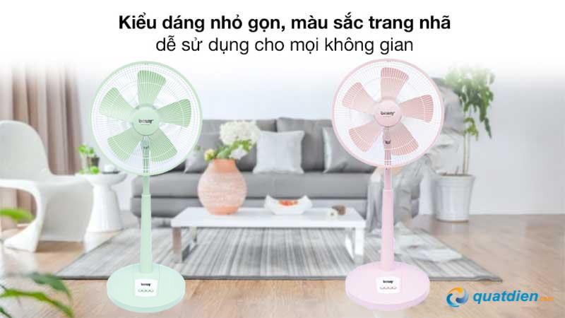 Quạt lửng Benny BF-45SL thiết kế gọn, dễ đặt cạnh giường hoặc sofa