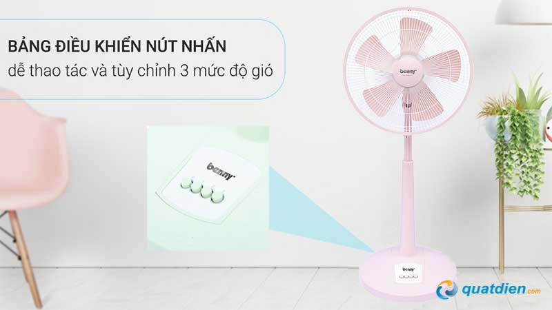 Nút bấm thiết kế kín, tăng tính an toàn khi sử dụng