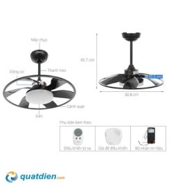 Thông số quạt trần Benny XUFO22T chính hãng