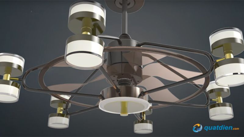 Motor DC không chổi than chạy êm, tiết kiệm điện