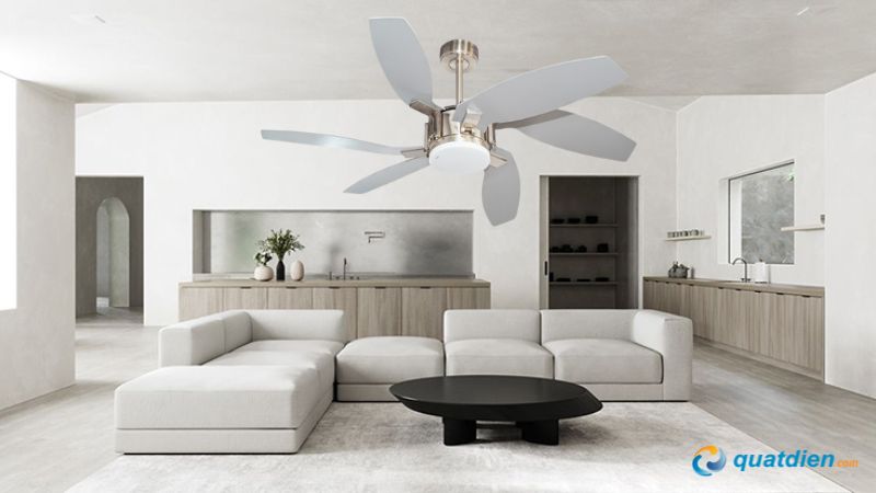 Quạt trần Benny Milano tích hợp chiếu sáng tiện ích