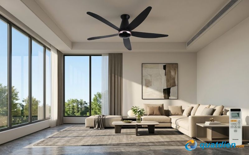 Quạt trần Panasonic F-60FEN – Động cơ DC, tích hợp nanoe X