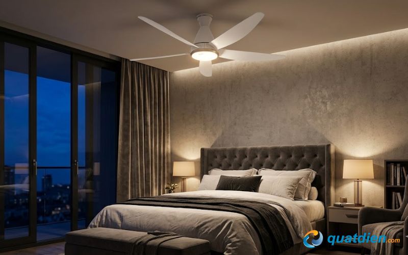 Quạt trần Panasonic F-60GFN – Có đèn LED, động cơ DC tiết kiệm điện