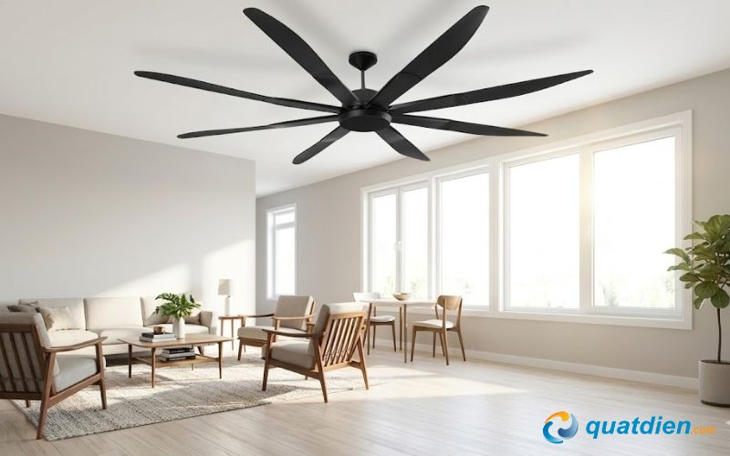Quạt trần Panasonic F-80ZBR – 8 cánh, sải lớn cho không gian rộng