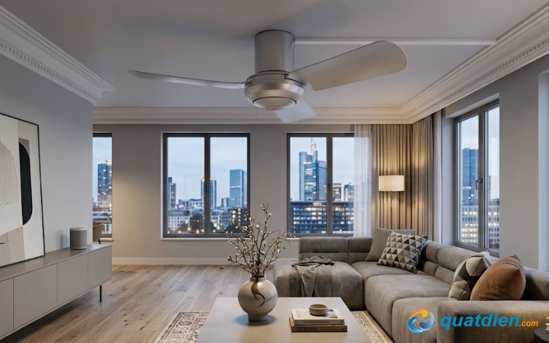 Quạt trần KDK M11SU – Gọn gàng, chạy ổn định, dễ dùng