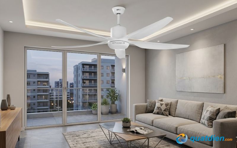 Quạt trần Mitsubishi C56-RA5 SF-GY – Gió mạnh, nhiều tính năng an toàn