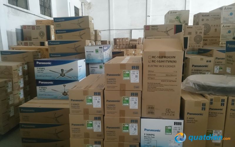 Kho hàng chính hãng, đa dạng mẫu mã quạt trần