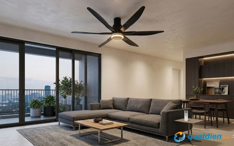 Quạt trần KDK 60FWS – 5 cánh, gió tự nhiên êm ái
