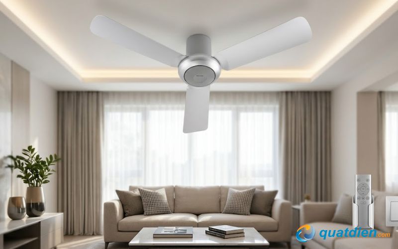 Quạt trần Panasonic 3 cánh có điều khiển từ xa F-48CZL 