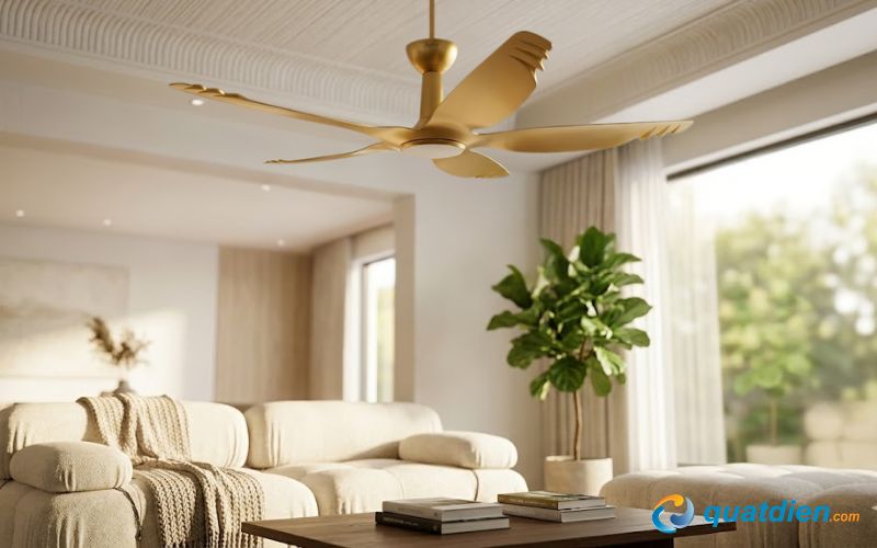 Quạt trần ACF04D605-G – 5 cánh có đèn, dễ dùng, giá dễ tiếp cận