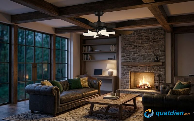 Quạt trần Benny Romantico BF-C43V – Êm ái, thiên về thẩm mỹ