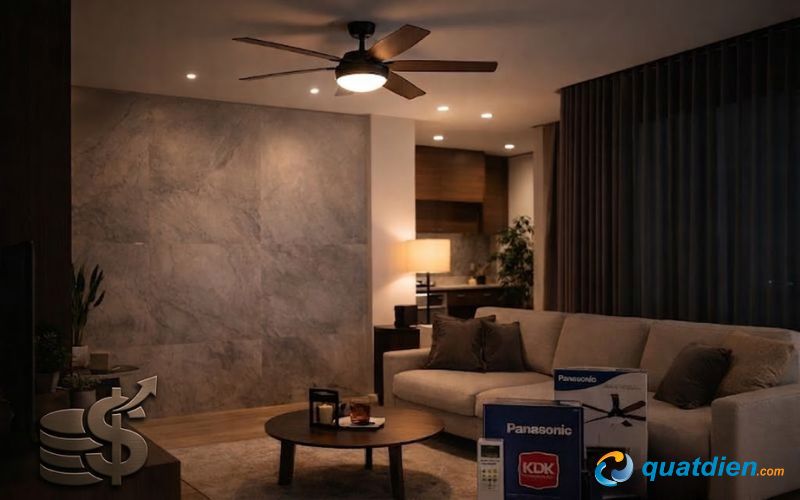 Các đặc điểm cần lưu ý khi chọn quạt trần trang trí