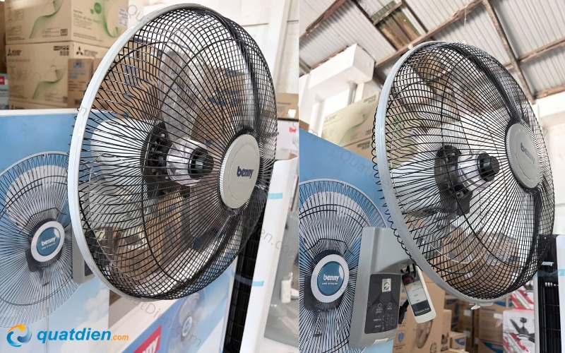 Quạt treo tường nhập khẩu Thái Lan Benny FMW16 công suất làm mát mạnh mẽ