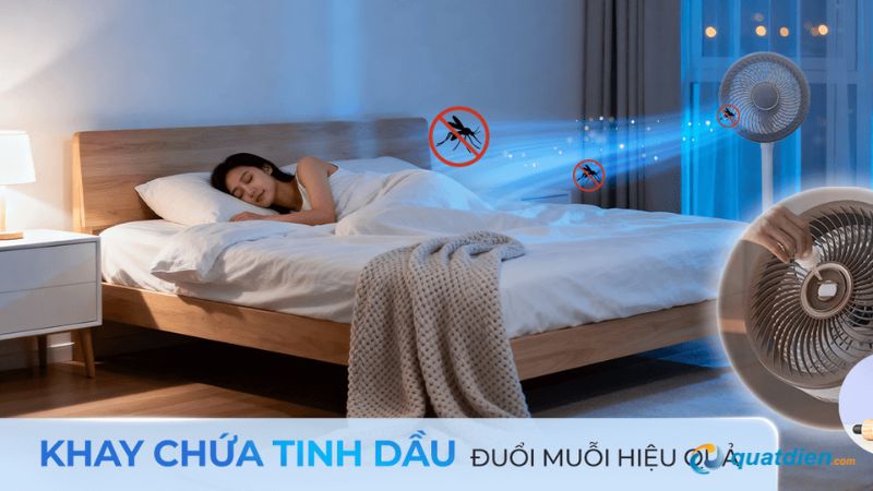 Quạt Sharp PJ-CD114V-C tích hợp ion âm giúp không khí trong lành