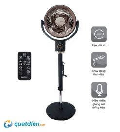 Quạt tuần hoàn Sharp PJ-CD433V-H 20W DC